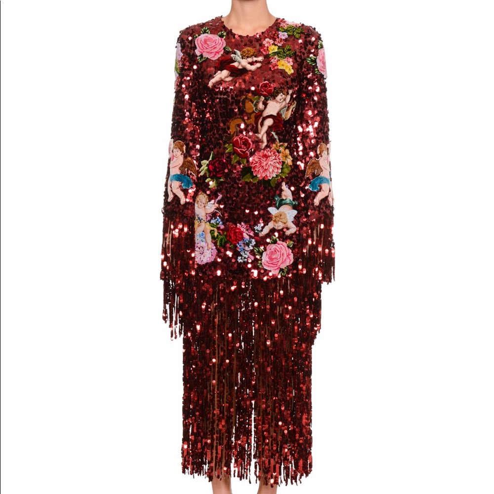 Dolce & Gabbanna Pailette Runway Gown